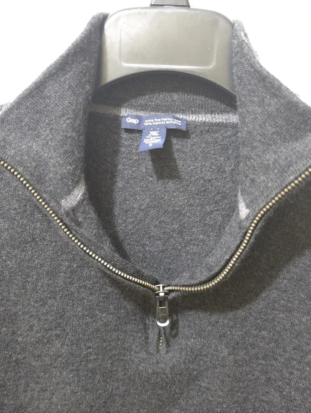 Gap Men's Quarter-Zip Mock-Neck Pullover Sweater